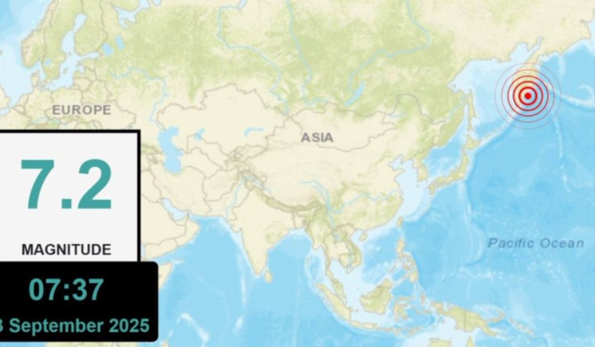 7.2-Magnitude Quake Strikes Kamchatka, No Threat to Maldives