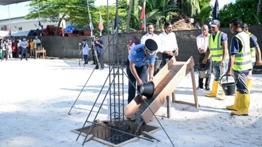 MTCC Begins Building Felidhoo Police Station