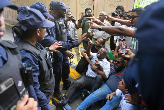 Police Defend Handling of Protest Outside Parliament