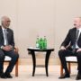 President Muizzu Meets The Leader Of The Republic Of Azerbaijan