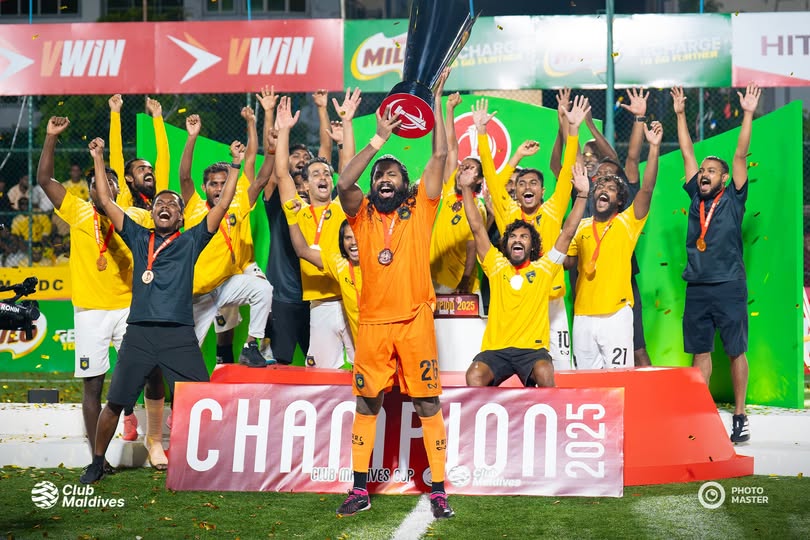 RRC Crowned Club Maldives Cup 2025 Champions