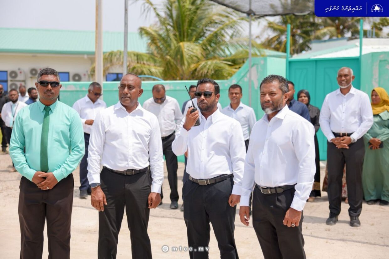 The ceremony took place on Lh. Kurendhoo Island. President Muizzu attended as Chief Guest. Minister of Construction, Housing, and Infrastructure, Dr. Abdulla Muththalib, officially launched the physical commencement of the project. MTCC Managing Director (Retd) DCP Ahmed Saudee and senior officials from the company were also present. They highlighted the project’s role in improving local maritime infrastructure. The development includes 36,363 cubic meters of maintenance dredging, a 63-meter revetment, a 415-meter breakwater, and two reinforced concrete jetties measuring 243 meters by 2 meters and 60 meters by 2 meters. The total estimated cost is MVR 53.36 million (corporatemaldives.com ). The project aims to boost connectivity, enhance harbour safety, and support economic activities on Lh. Kurendhoo.