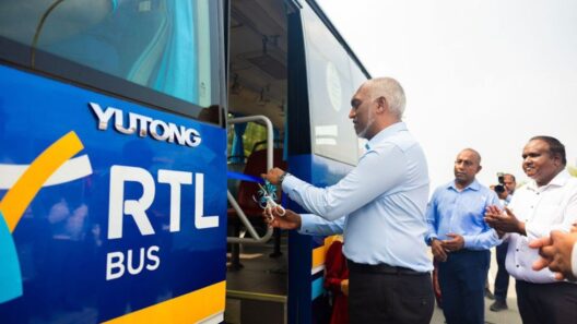 RTL Bus Service Launched in Dhuvaafaru