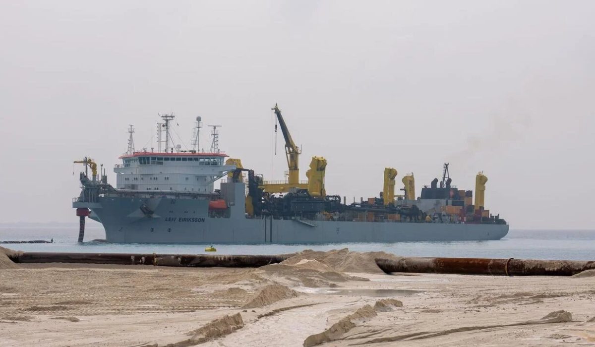 Dhidhdhoo Airport Reclamation Progresses