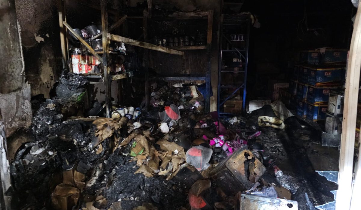 21 Displaced After Hulhumalé Warehouse Fire