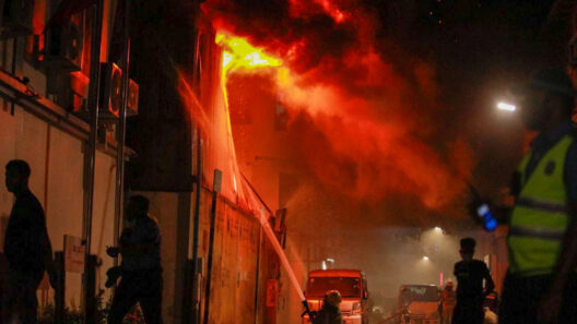 77 Displaced After Maafannu Warehouse Fire