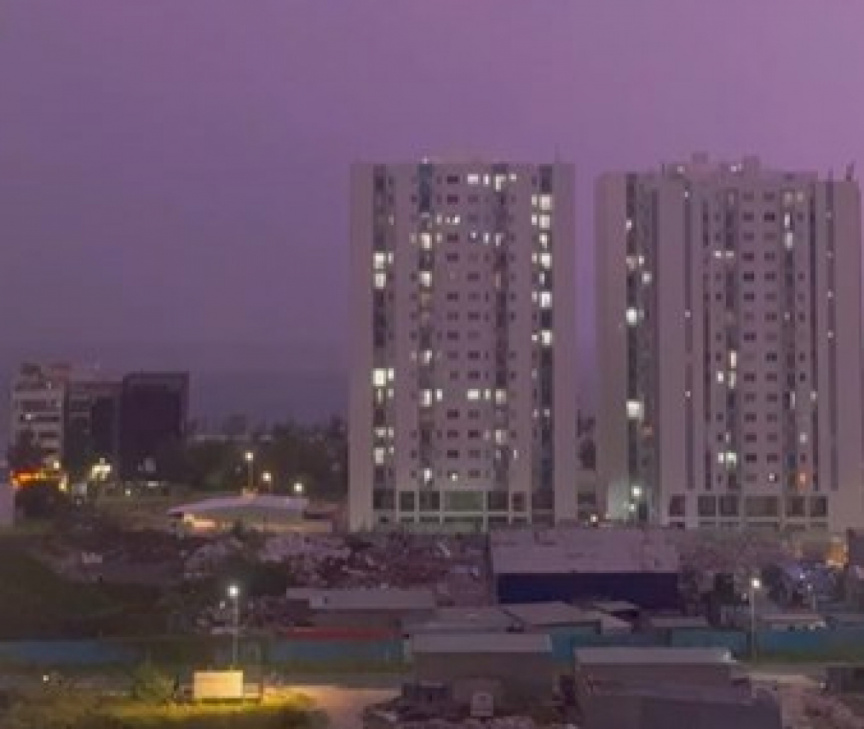 Storms Hit Central Maldives