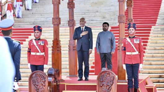 President Welcomed in Sri Lanka