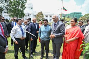 President Joins Tree Planting