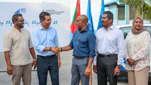 Male' Taxi Line Launches in Vilimalé
